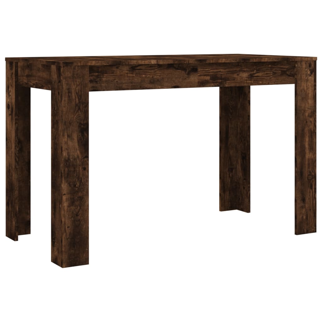 vidaXL Jedálenský stôl dymový dub 120x60x76 cm kompozitné drevo