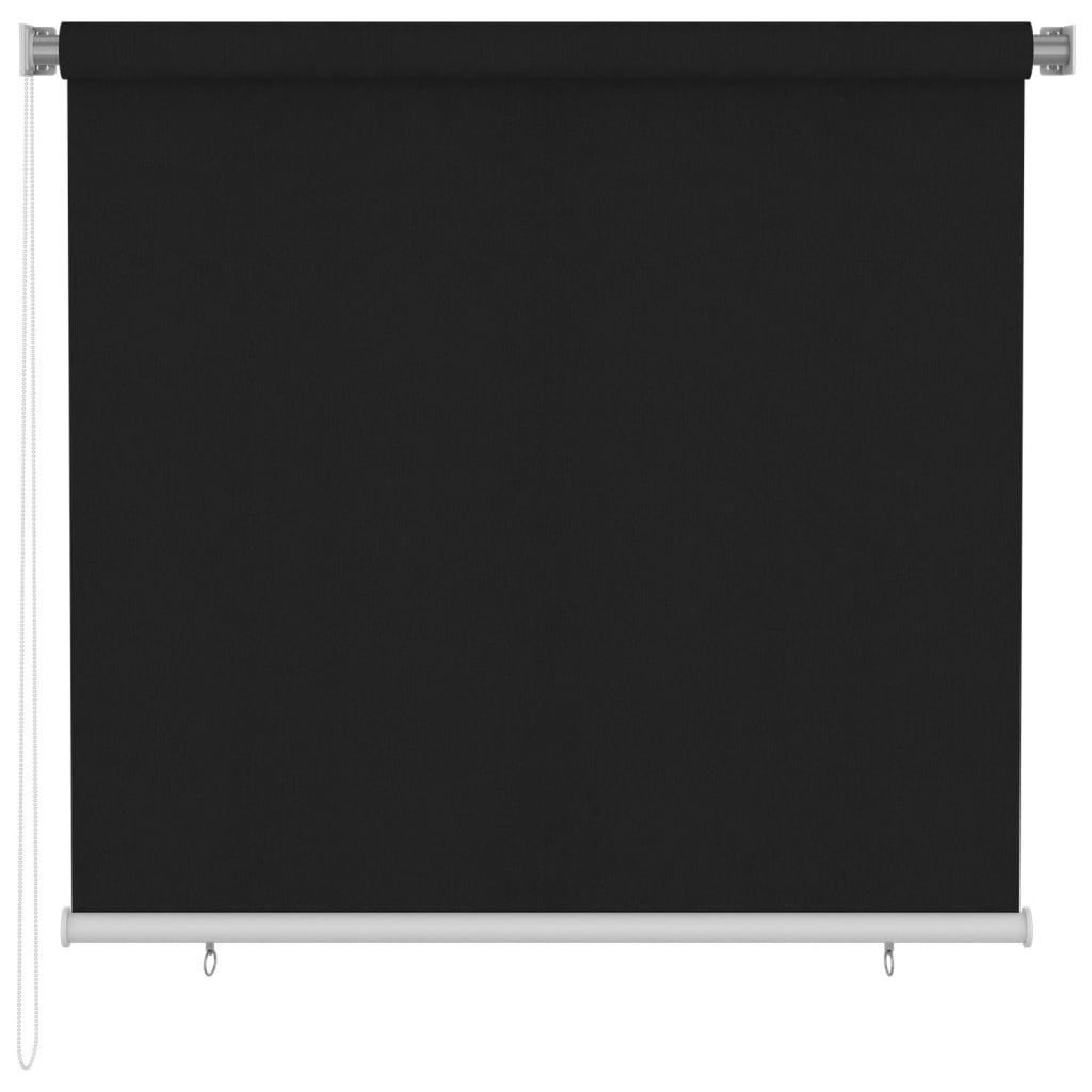 vidaXL Vonkajšia zatemňovacia roleta 160x140 cm čierna