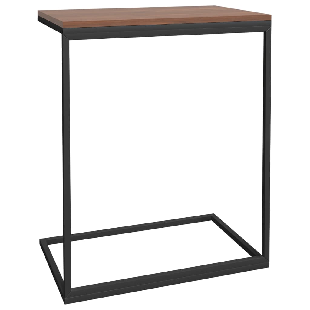 vidaXL Príručný stolík, čierny 55x35x66 cm, kompozitné drevo