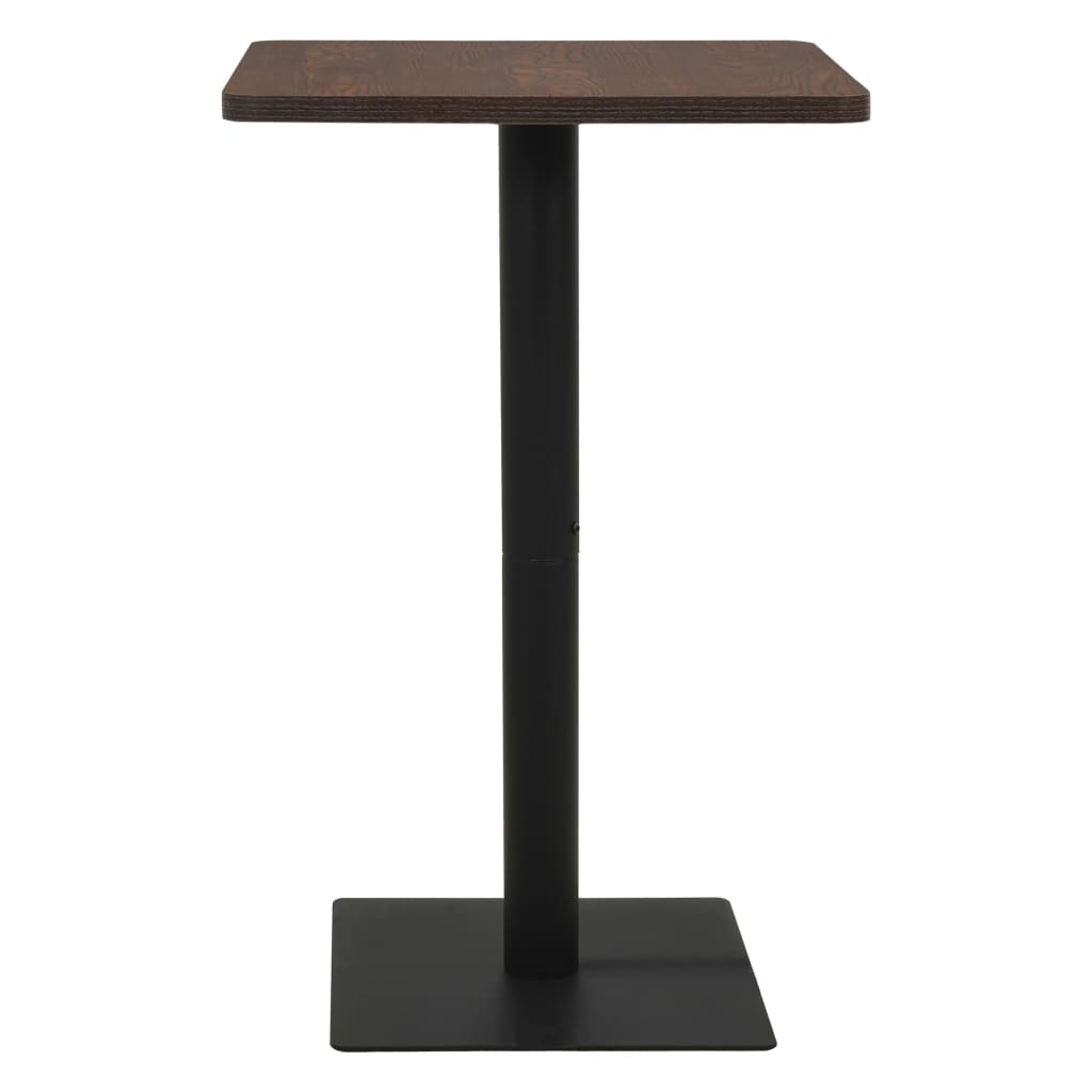 vidaXL Bistro stolík, farba tmavého jaseňa 78,5x78,5x107 cm