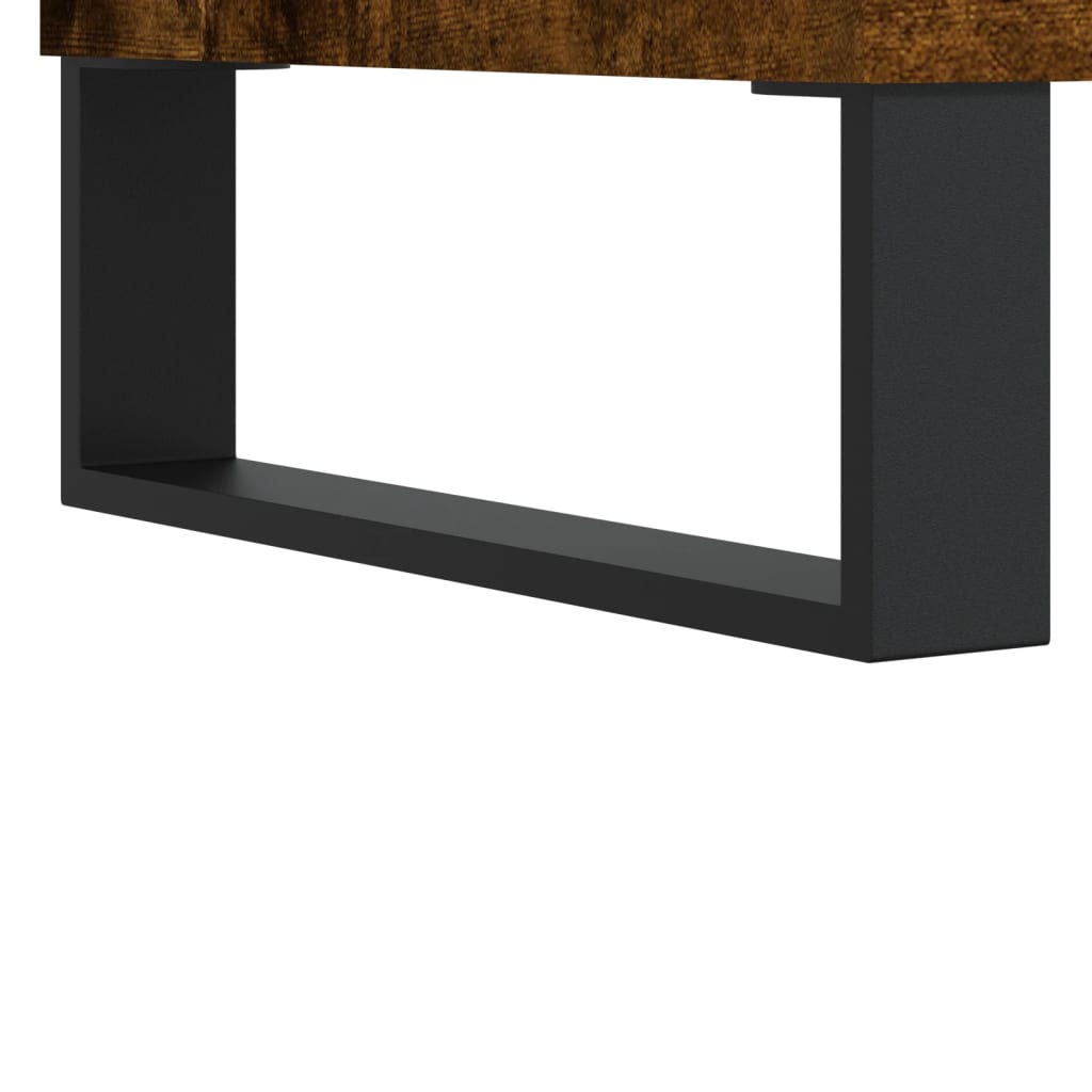vidaXL TV skrinka, tmavý dub 150x36x30 cm, kompozitné drevo