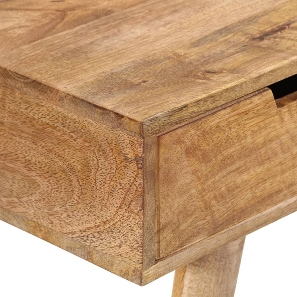 vidaXL Toaletný stolík z mangovníkového dreva 112x45x76 cm