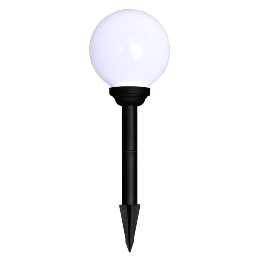 vidaXL Vonkajšie LED lampy k chodníku so špicatým hrotom 8 ks 15 cm