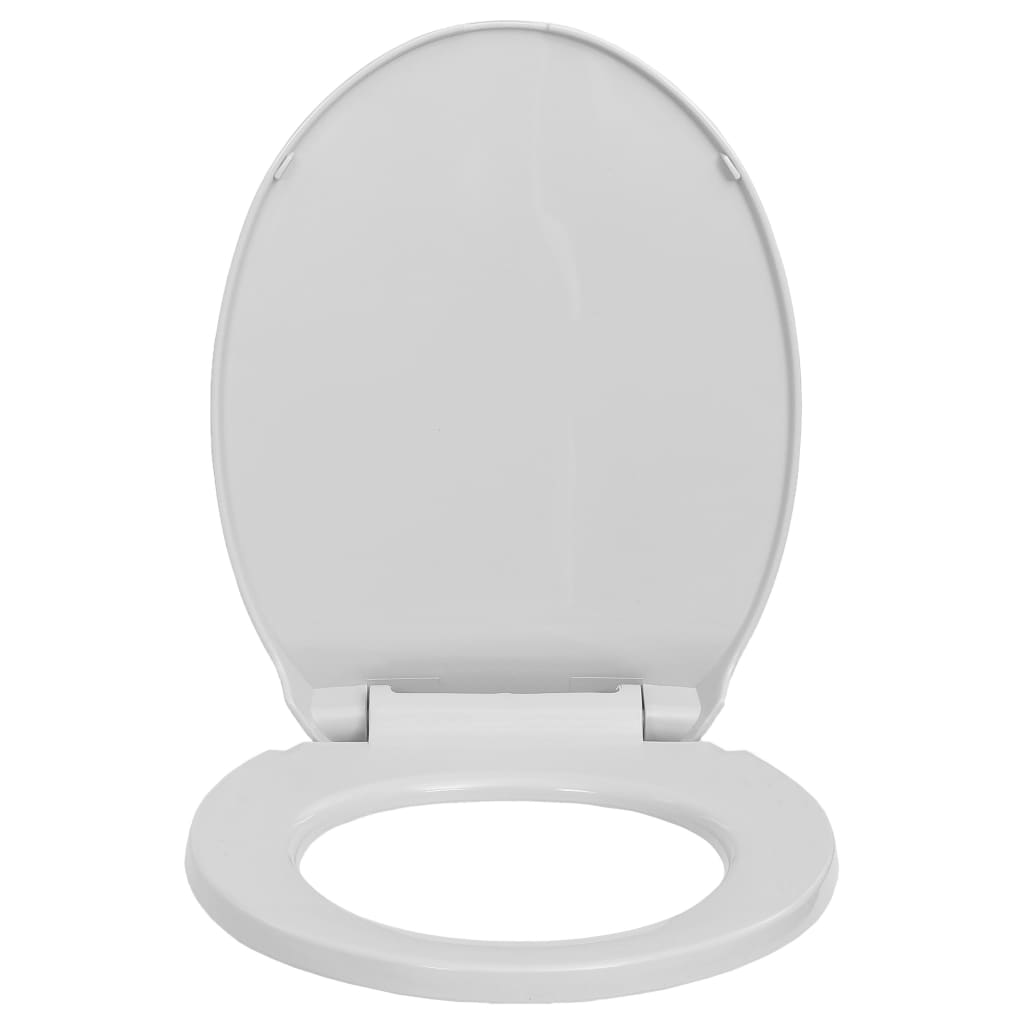 vidaXL WC sedadlo, pomalé sklápanie, svetlosivé, oválne