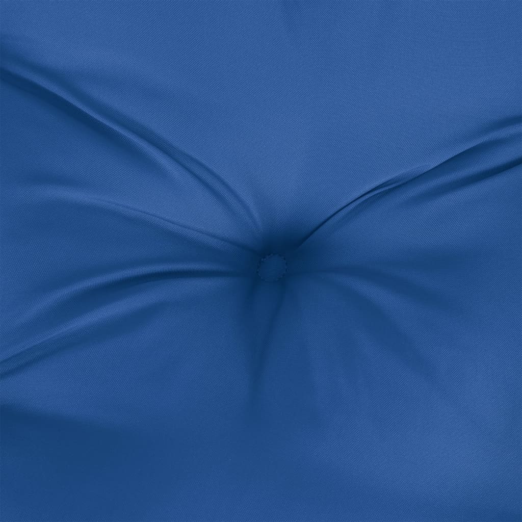 vidaXL Podložky na stoličku 2 ks, modré 50x50x7 cm, oxfordská látka