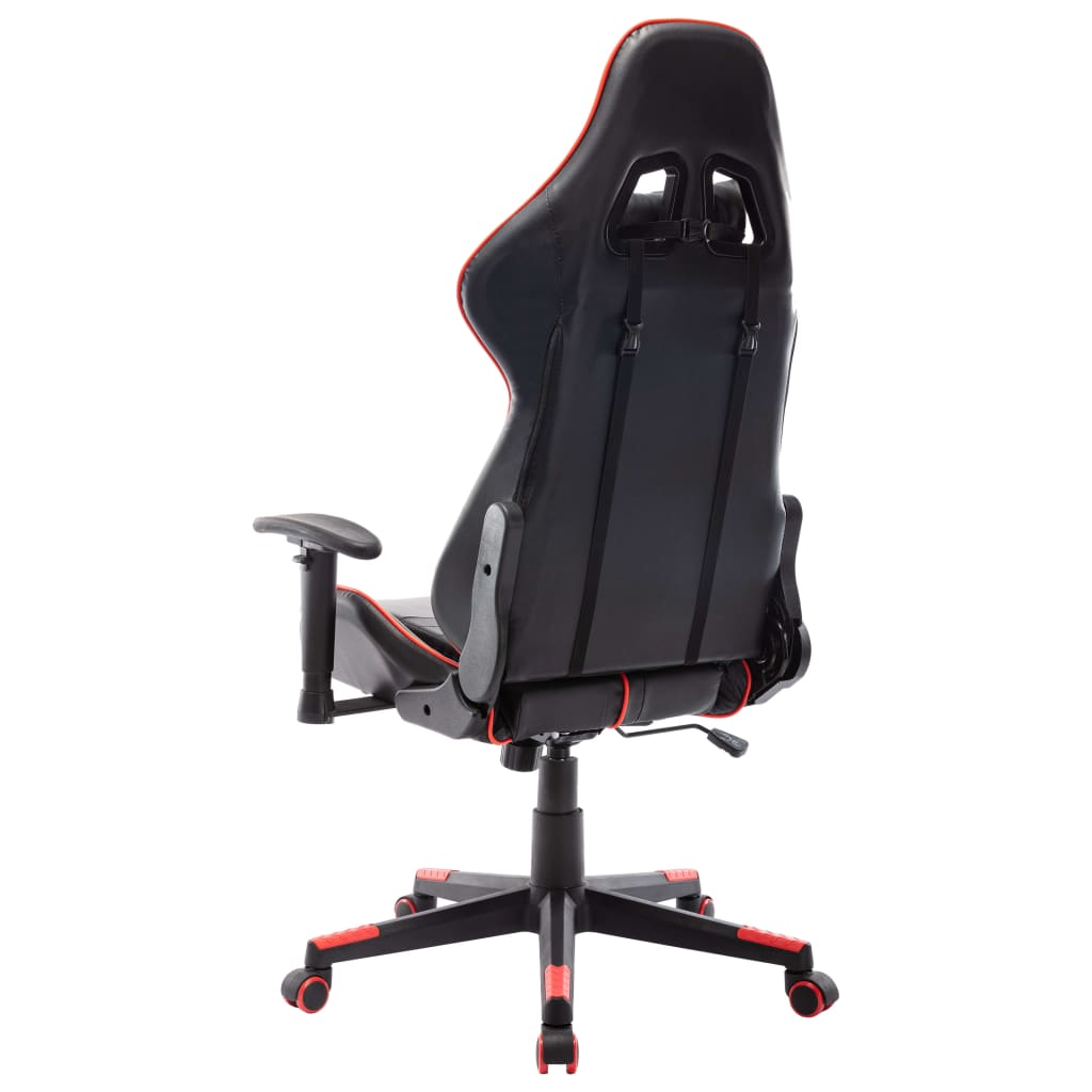 vidaXL Herná stolička čierno-červená umelá koža