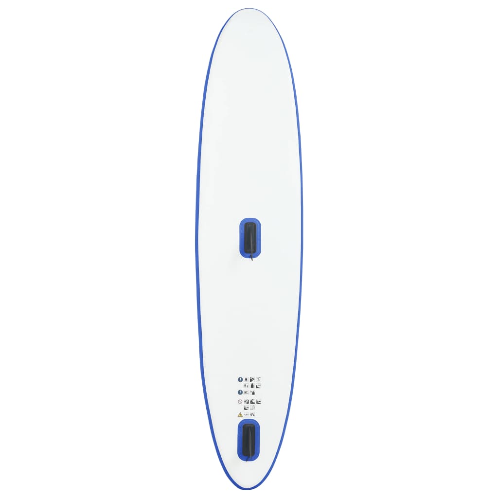 vidaXL Nafukovací Stand up paddleboard s plachtou, modro biely