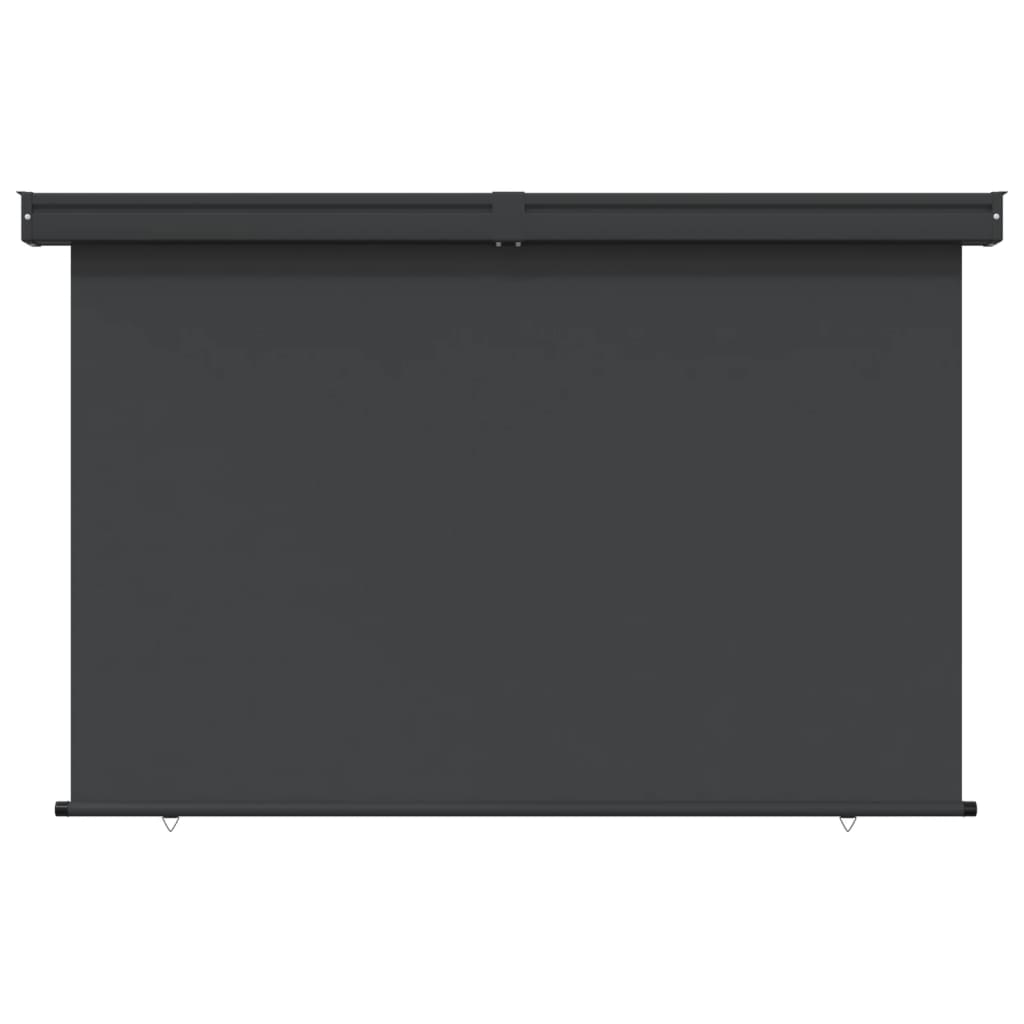 vidaXL Bočná markíza na balkón 165x250 cm, čierna