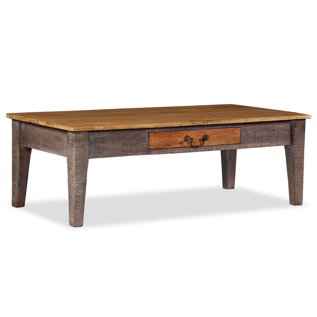 vidaXL Konferenčný drevený stolík vo vintage prevedení 118x60x40 cm