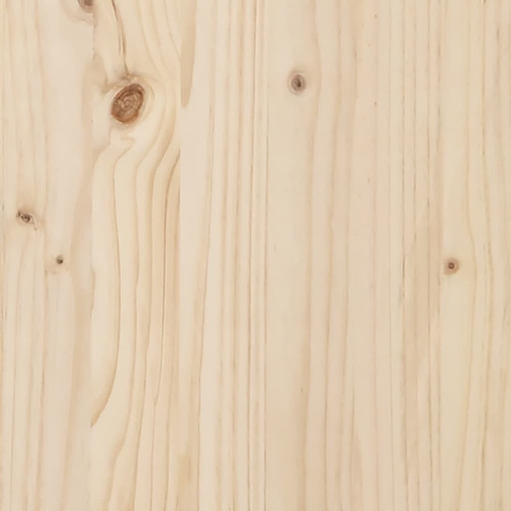 vidaXL Stolík 110x53x117 cm masívne borovicové drevo