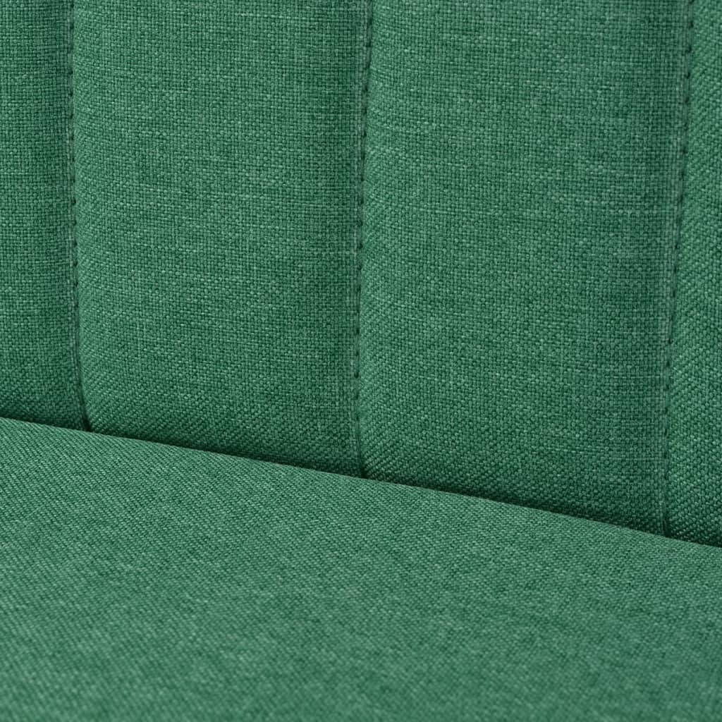 vidaXL Pohovka z textilu, 117x55,5x77 cm, zelená
