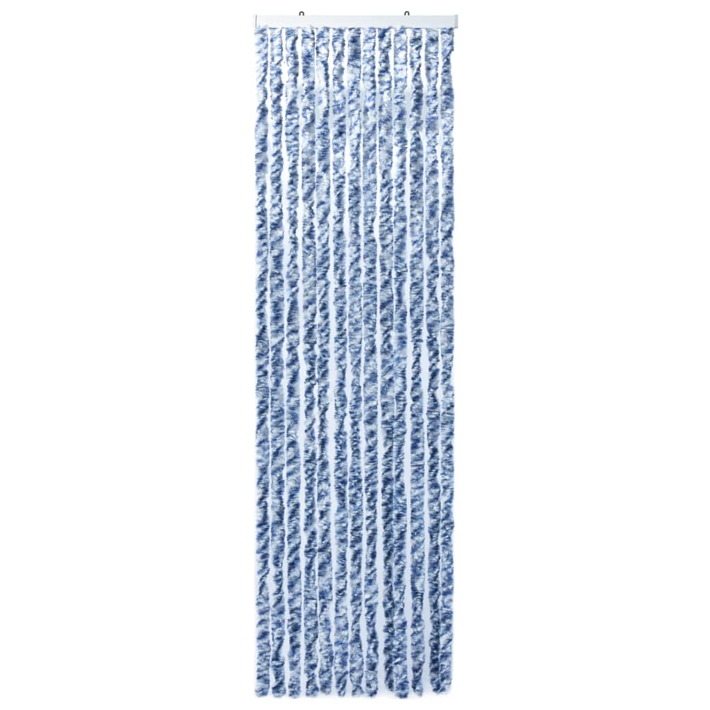 vidaXL Záves proti hmyzu, modrý a biely 56x200 cm, ženilka