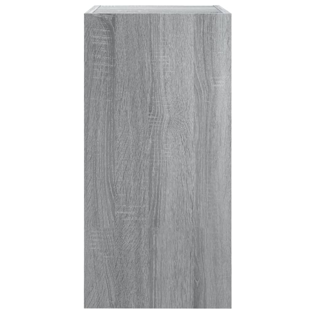 vidaXL TV skrinka sivý dub sonoma 30,5x30x60 cm spracované drevo