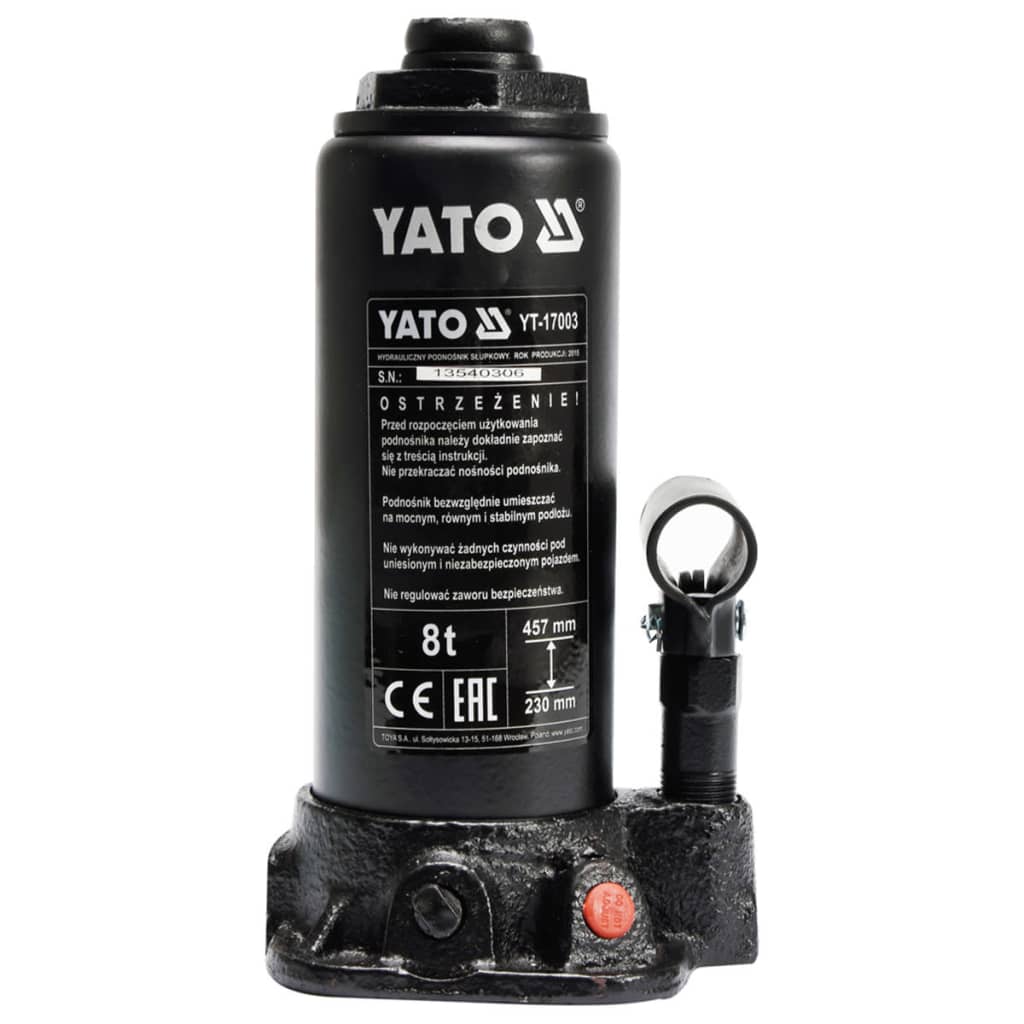 YATO Hydraulický stĺpový/piestový zdvihák, 8 ton, YT-17003