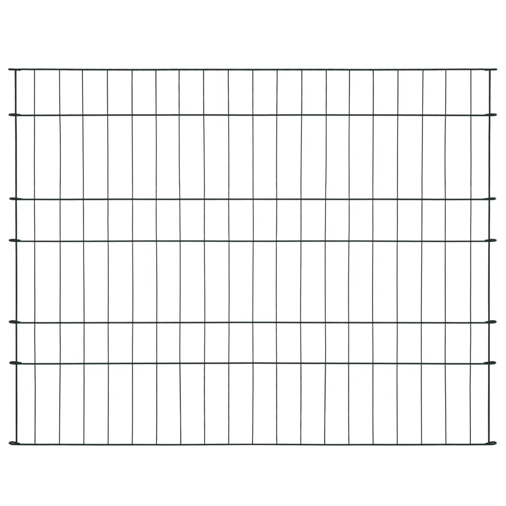 vidaXL Záhradný plot 99,6x79,8 cm, zelený