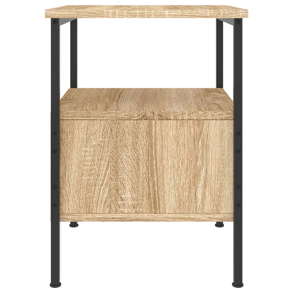 vidaXL Nočný stolík dub sonoma 34x36x50 cm kompozitné drevo