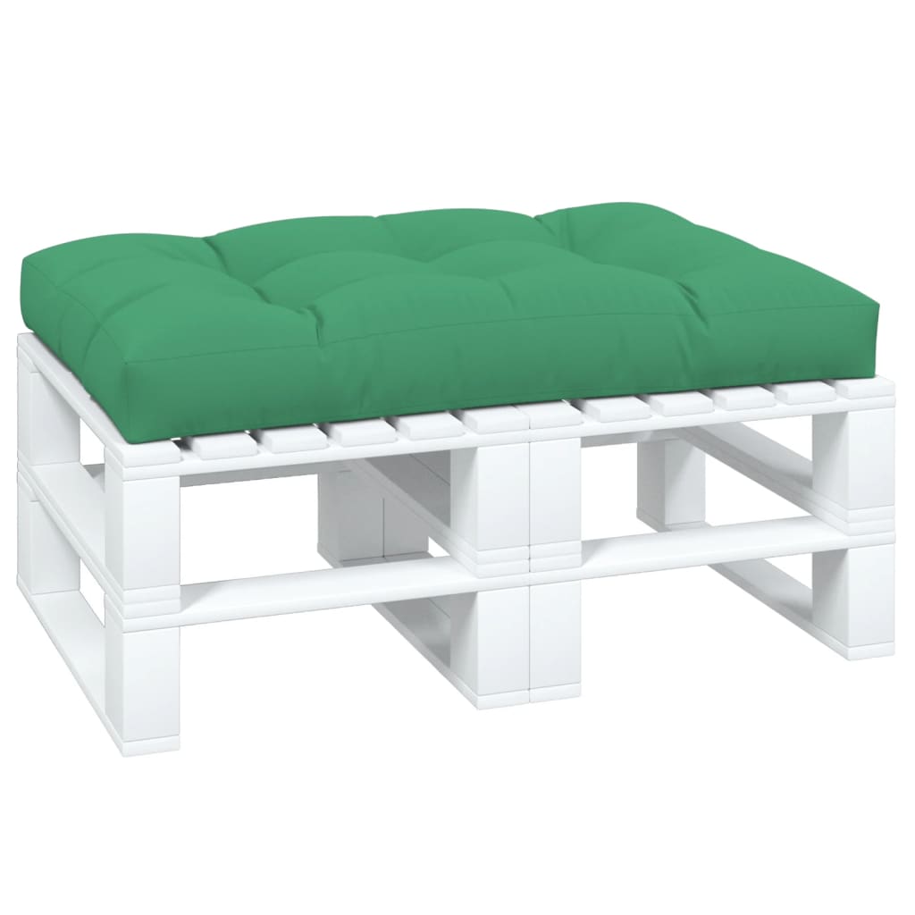 vidaXL Podložka na paletový nábytok, zelená 120x80x12 cm, látka