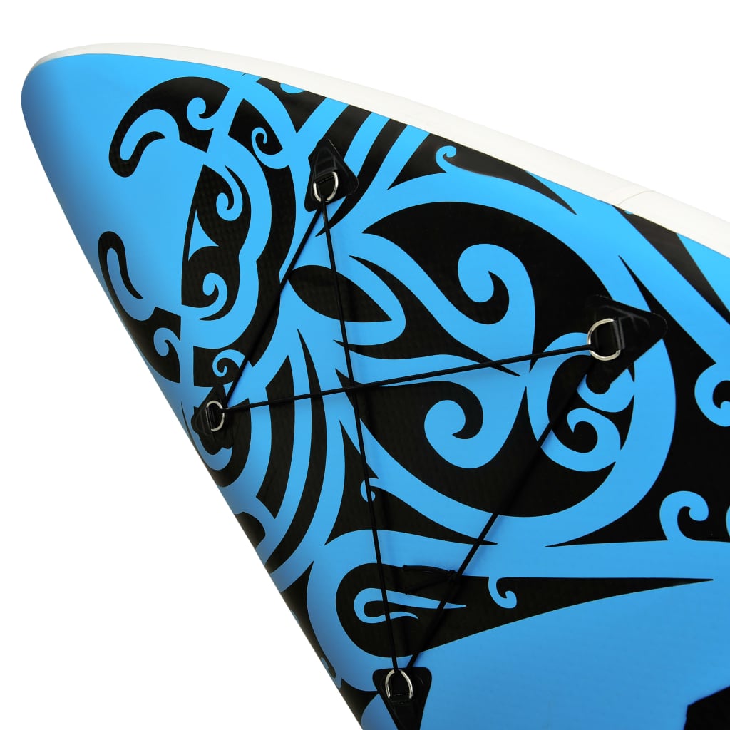 vidaXL Nafukovací Stand Up Paddleboard 366x76x15 cm modrý