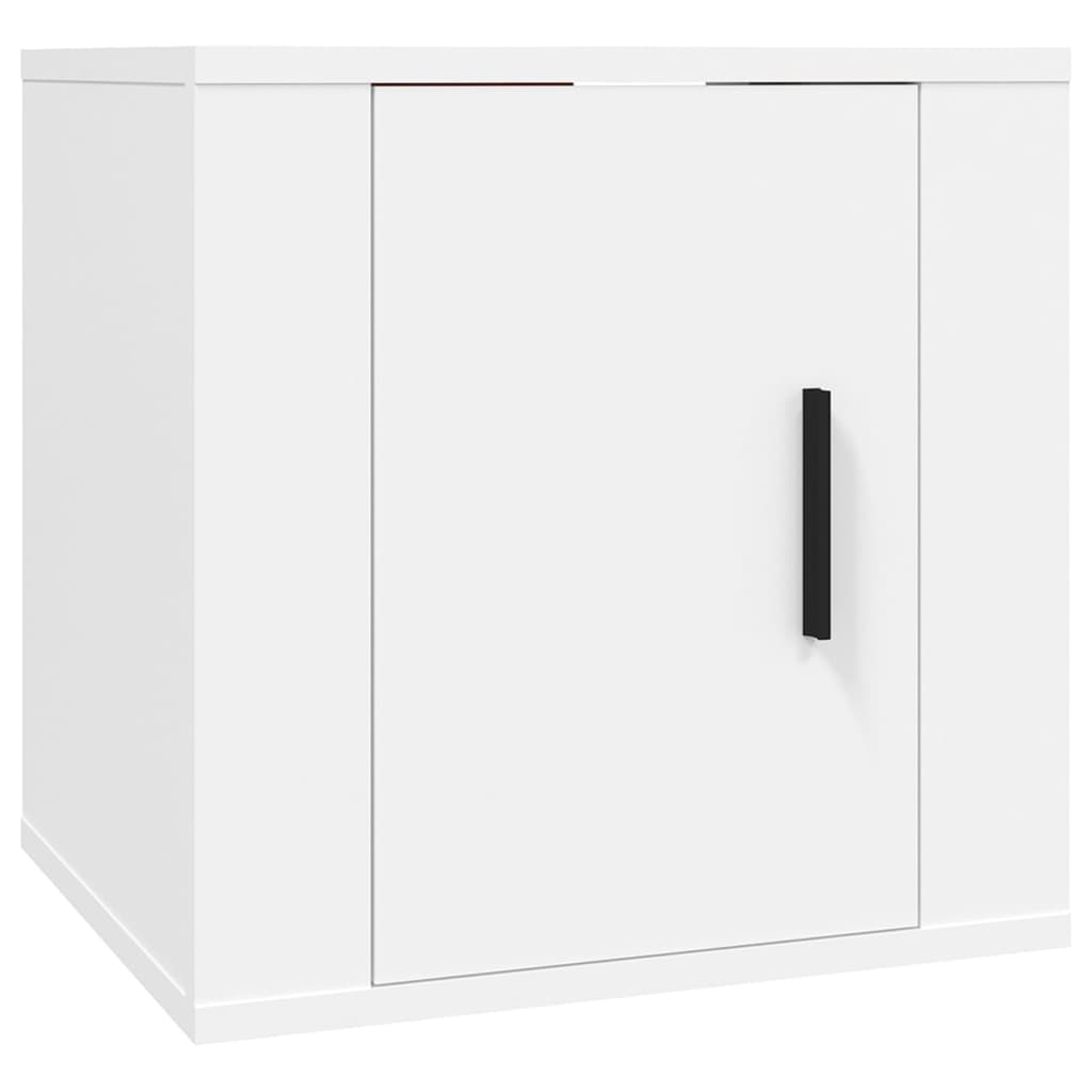vidaXL 5-dielna súprava TV skriniek biela spracované drevo