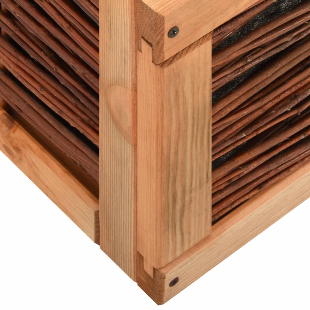 vidaXL Skleník 120x80x45 cm masívne borovicové drevo a vŕba