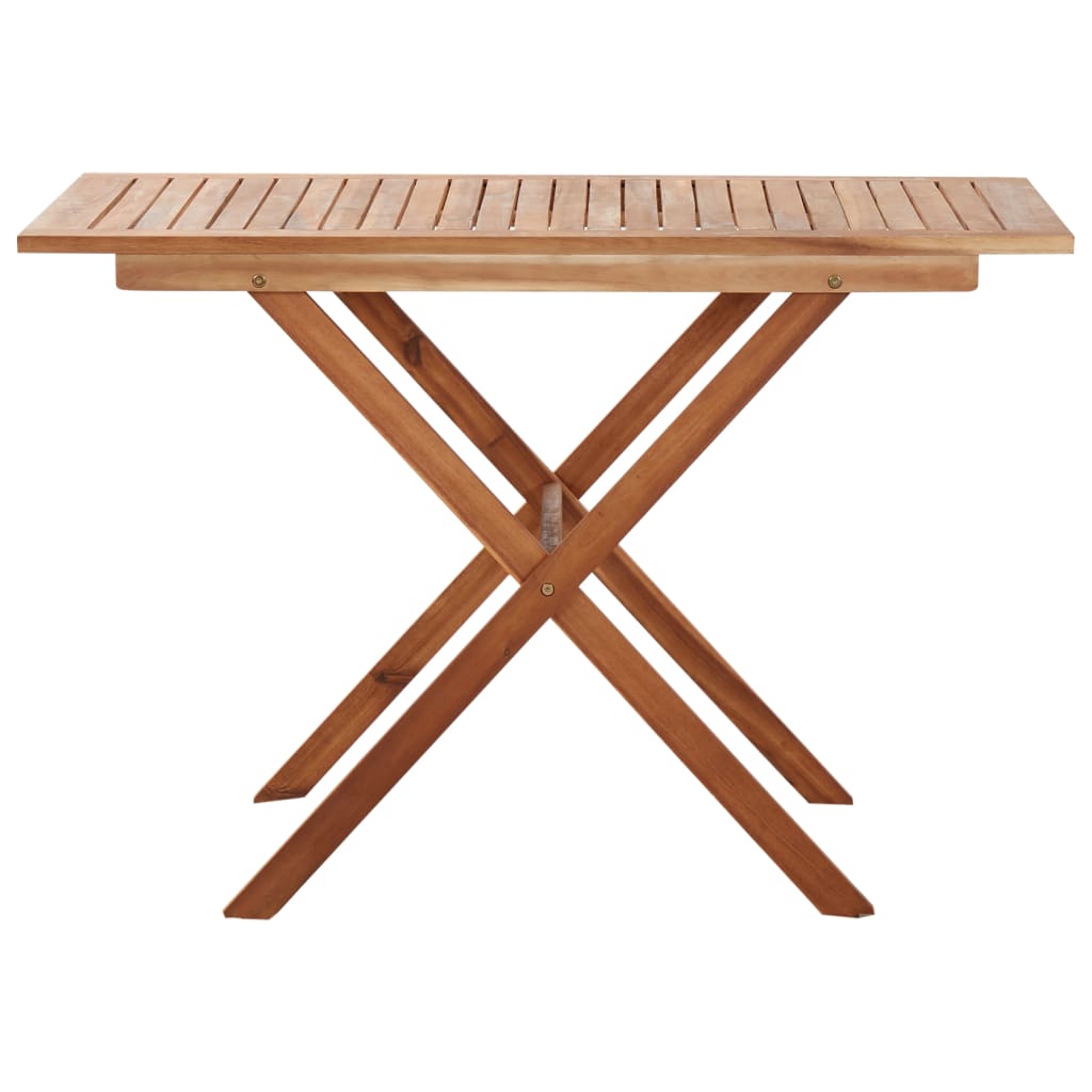 vidaXL Záhradný stôl 110x67x74 cm, akáciový masív