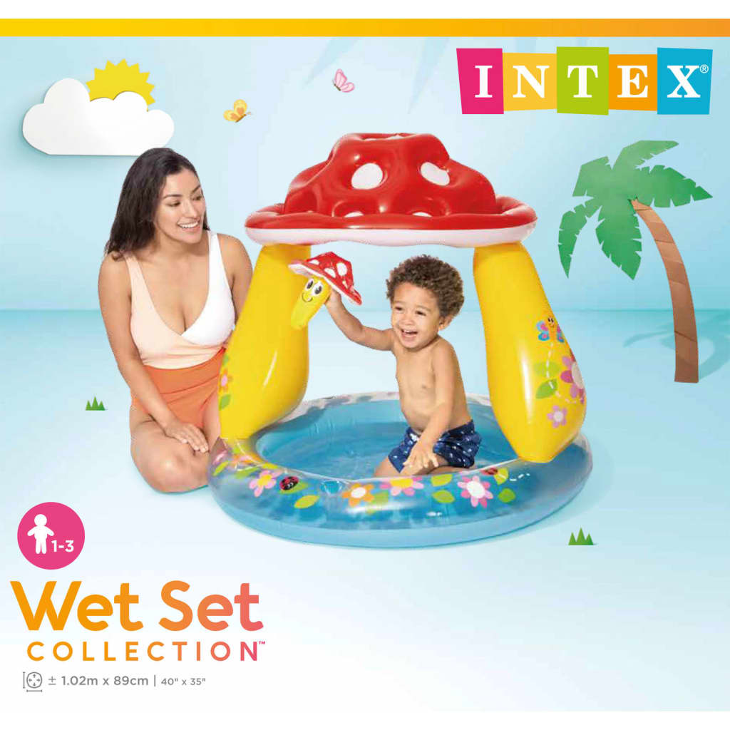 Intex Detský bazénik v tvare hribika 57114NP