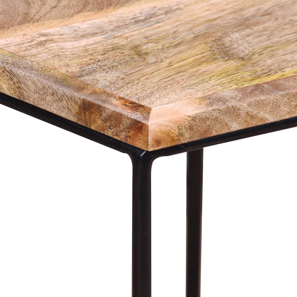 vidaXL Konferenčný stolík, mangový masív 56x48x40 cm