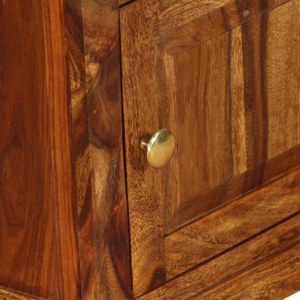 vidaXL Nočný stolík, 40x30x50 cm, masívne sheeshamové drevo