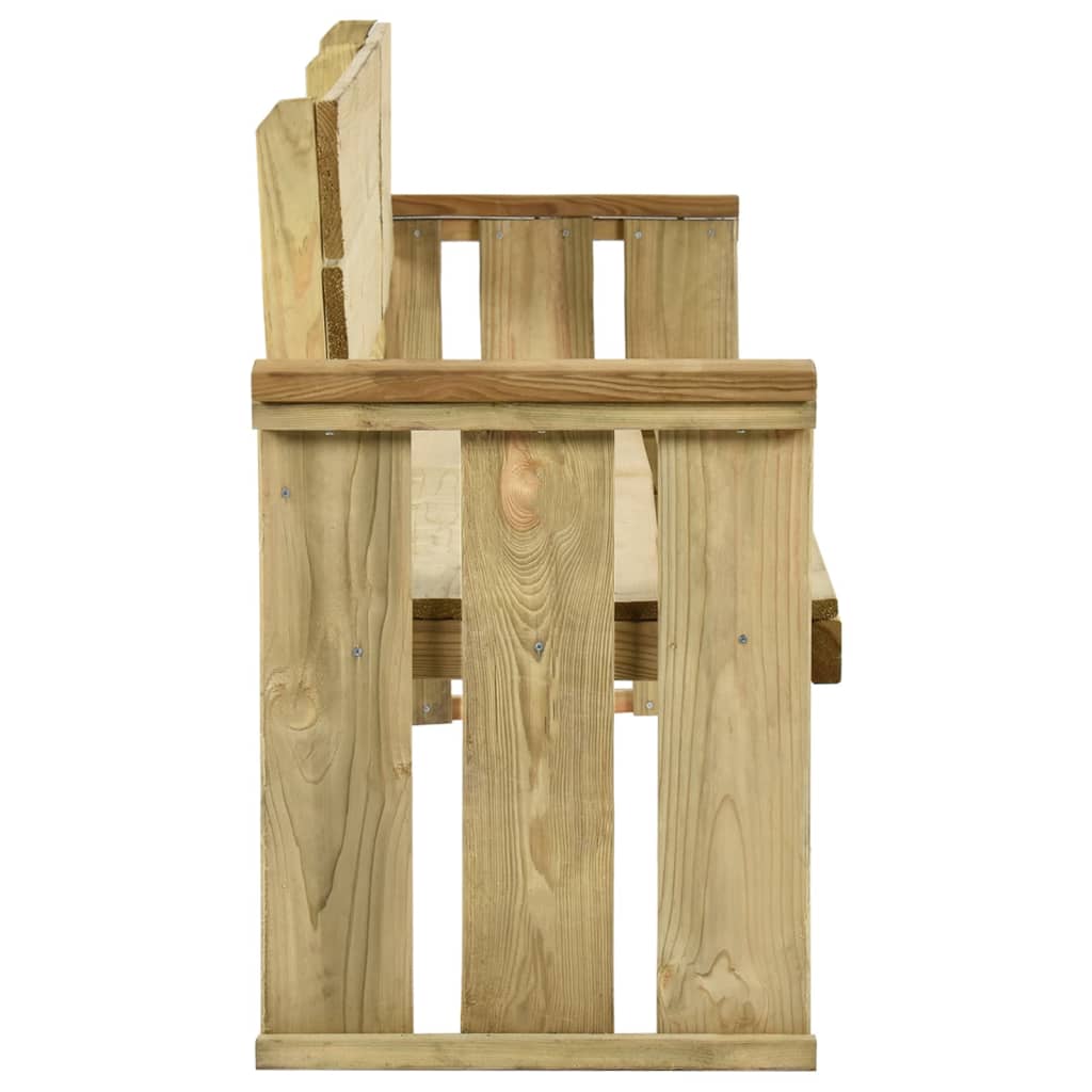 vidaXL Záhradná lavička 172 cm impregnované borovicové drevo