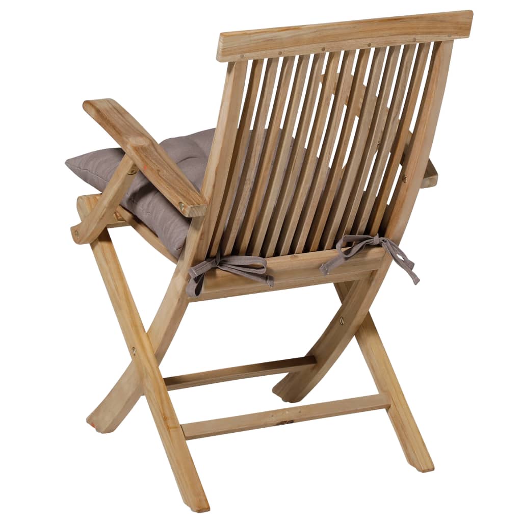 Madison Podložka na stoličku Panama 46x46 cm sivohnedá