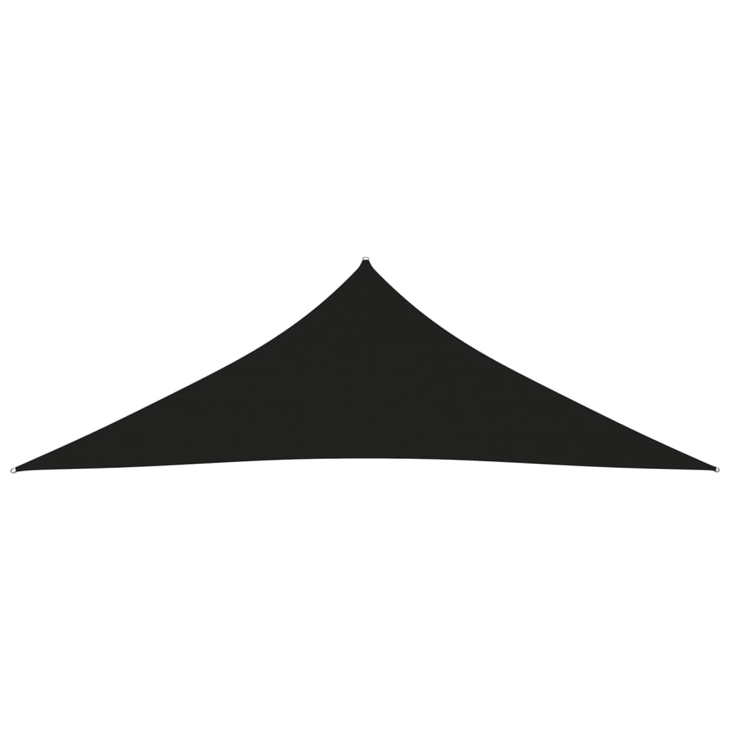 vidaXL Tieniaca plachta oxfordská látka trojuholníková 4x4x5,8m čierna