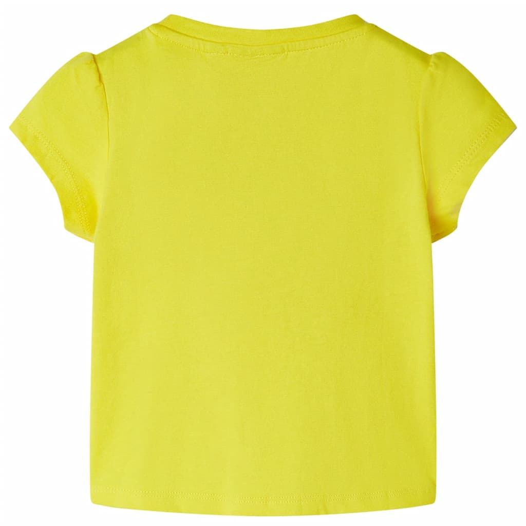 Detské tričko žlté 92