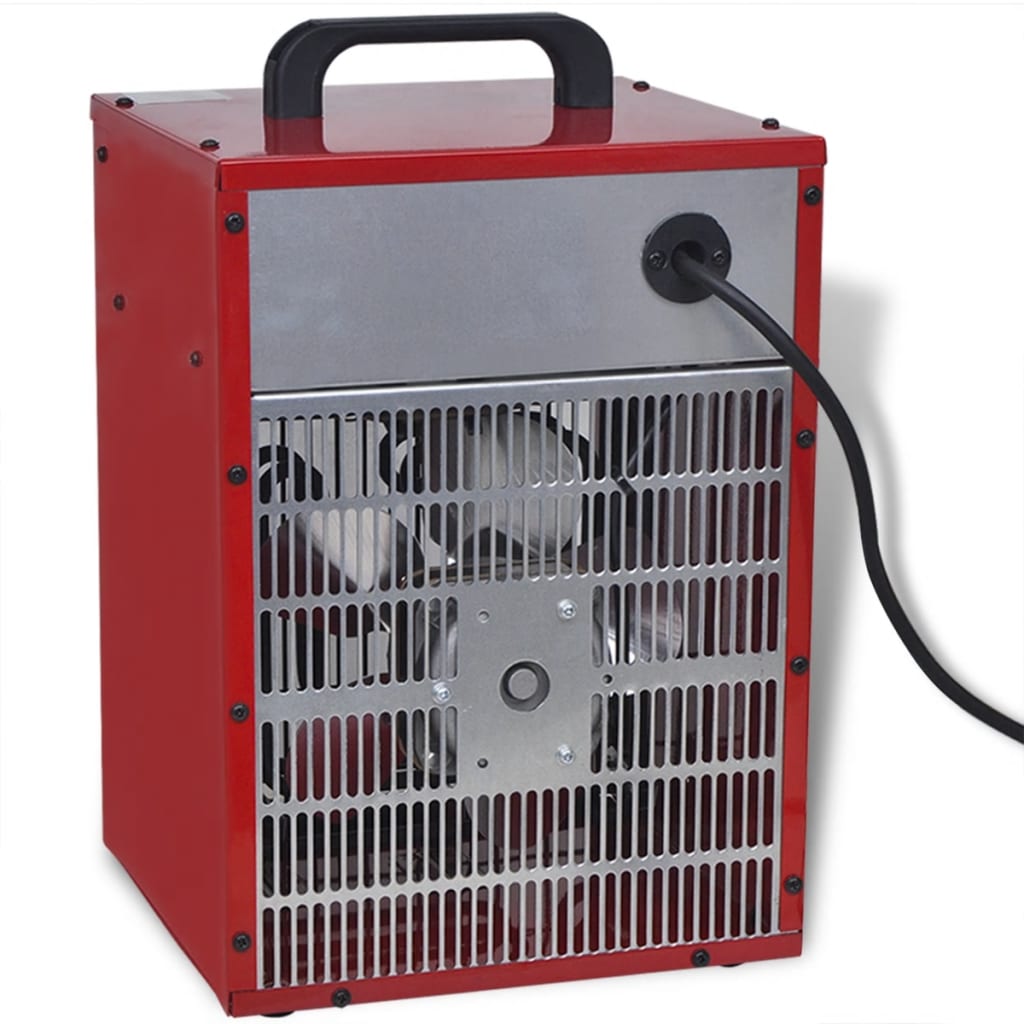 Prenosný priemyselný elektrický teplovzdušný ventilátor 3 kW 150 m³/h