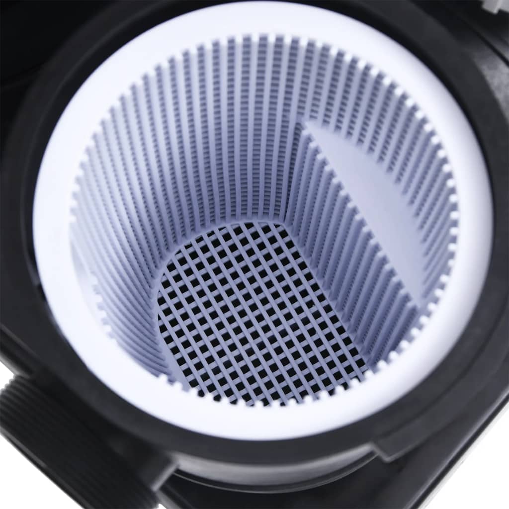 vidaXL Pieskový filter so 7-cestným ventilom a 1 000 W čerpadlom modro-čierny