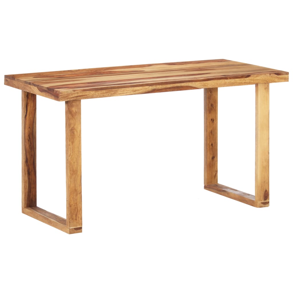 vidaXL Jedálenský stôl 140x70x76 cm, drevený masív sheesham