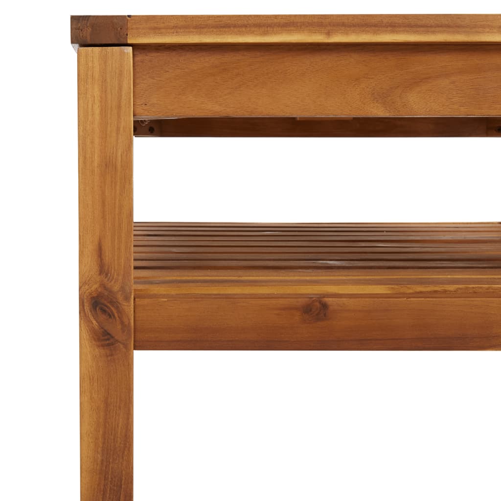 vidaXL Konferenčný stolík 65x65x35 cm masívne akáciové drevo