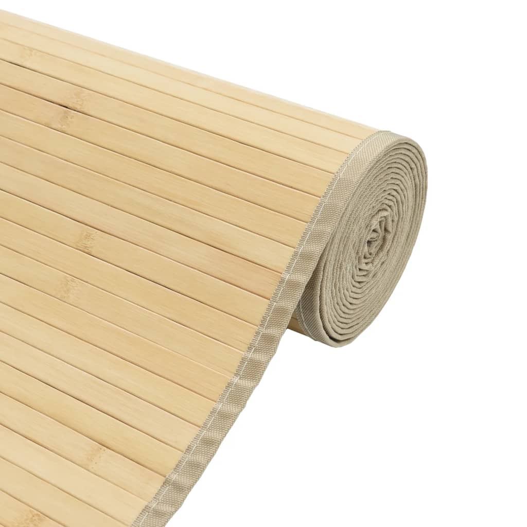 vidaXL Koberec obdĺžnikový bledý prírodný 60x300 cm bambus