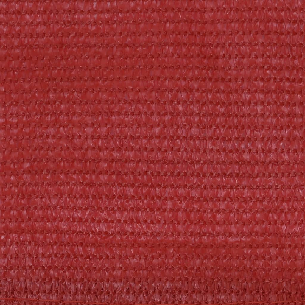 vidaXL Balkónová markíza, červená 90x400 cm, HDPE
