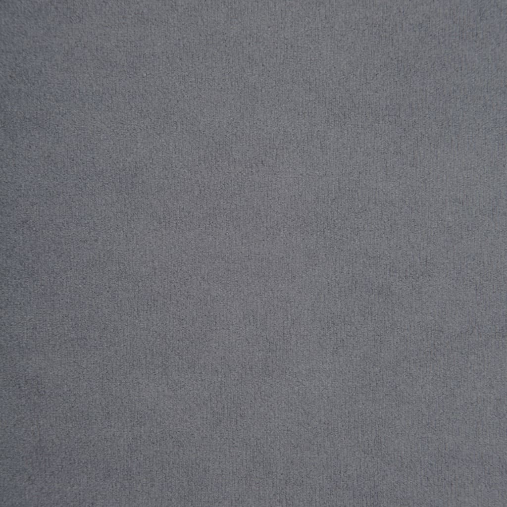 vidaXL 3-miestna pohovka Chesterfield, zamat 199x75x72 cm, sivá