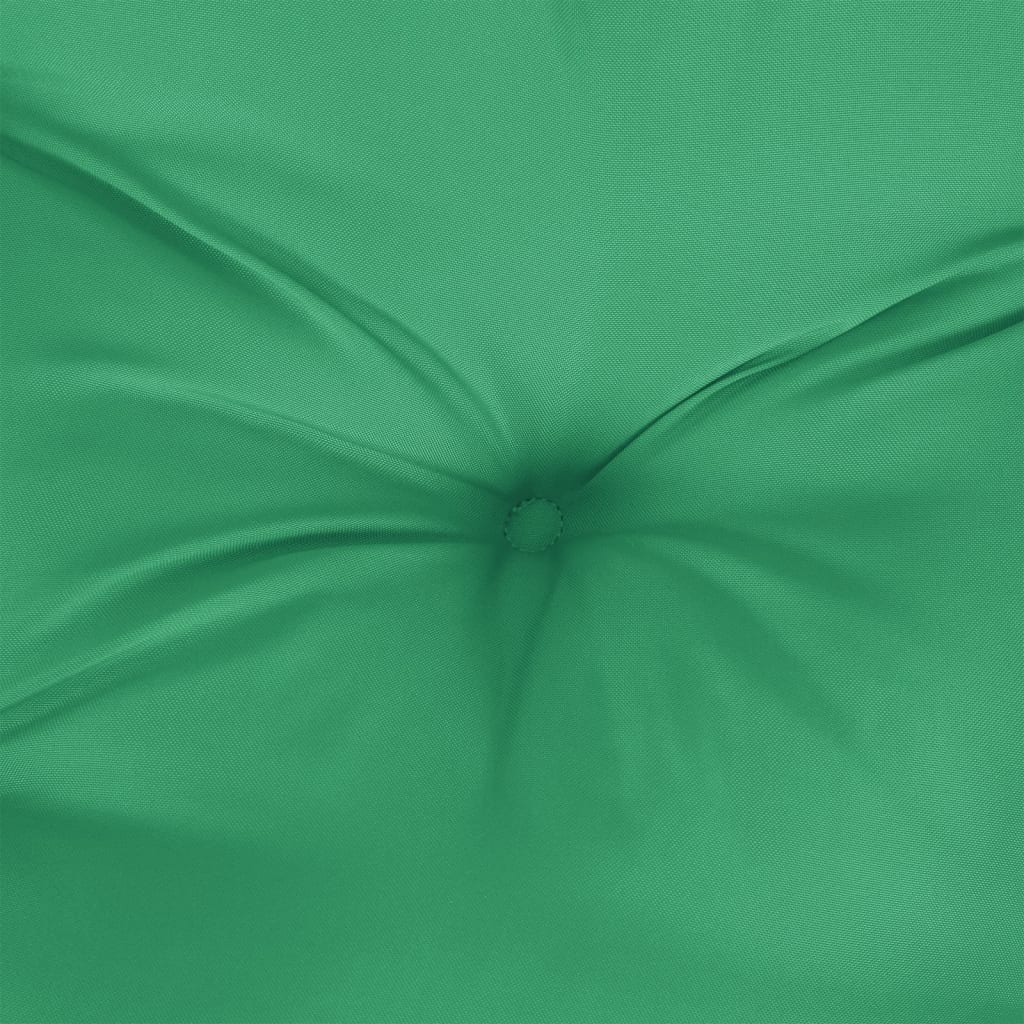 vidaXL Podložky na stoličku 6 ks, zelené 50x50x7 cm, oxfordská látka