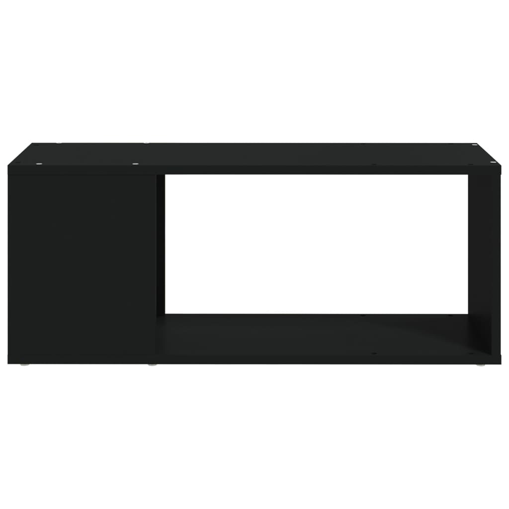 vidaXL TV skrinka čierna 80x24x32 cm drevotrieska