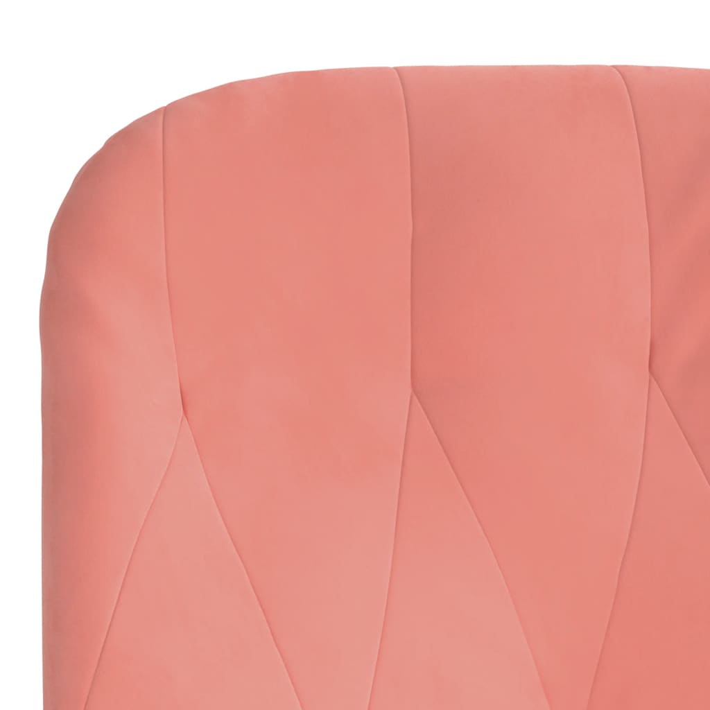 vidaXL Relaxačné kreslo ružové zamatové