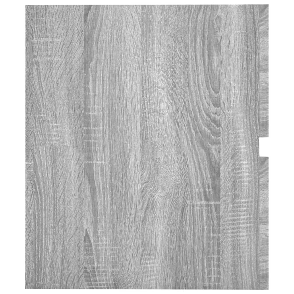 vidaXL Umývadlová skrinka sivá sonoma 41x38,5x45 cm spracované drevo