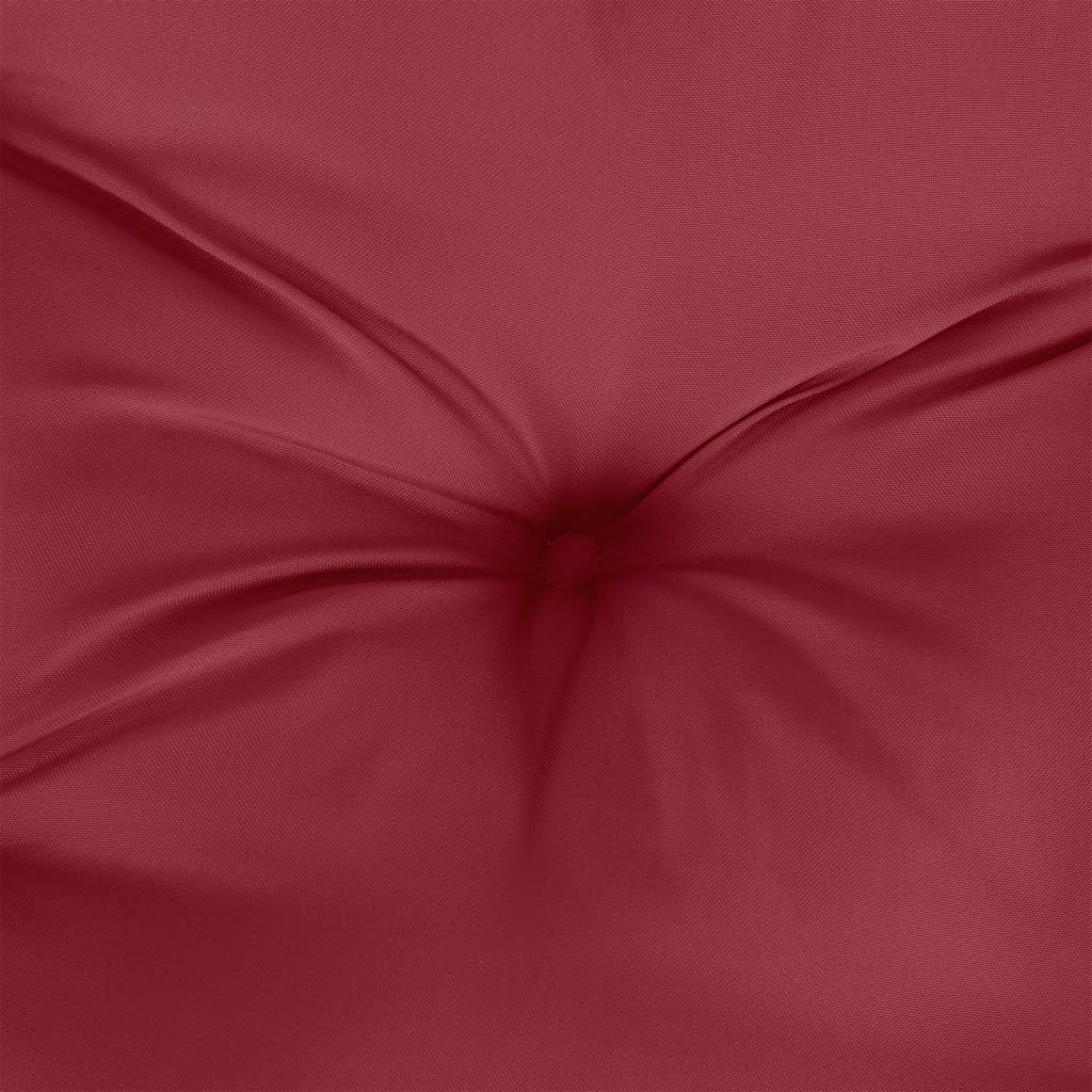 vidaXL Vankúše z polyesteru na paletový nábytok 2 ks červené