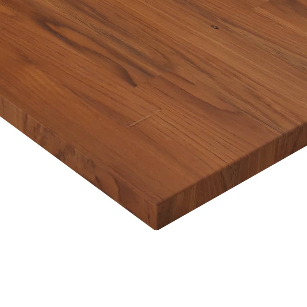 vidaXL Štvorcová stolová doska tmavohnedá 60x60x2,5 cm lakovaný dub