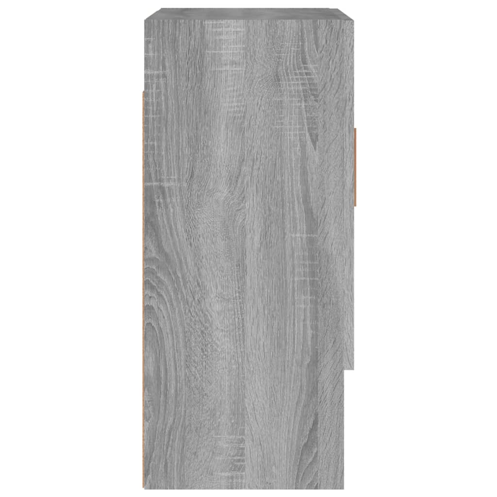 vidaXL Nástenná skrinka sivý dub sonoma 60x31x70 cm spracované drevo