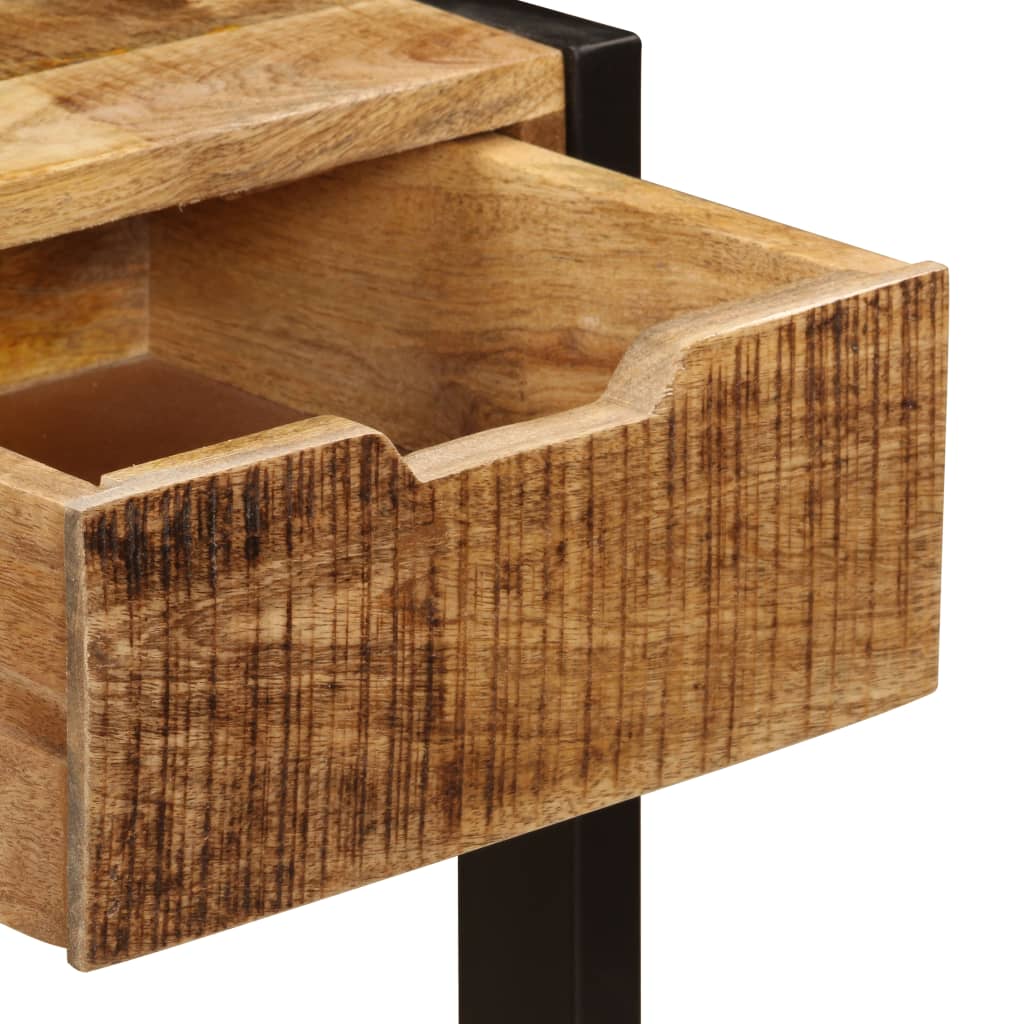 vidaXL Príborník z mangového dreva s 3 zásuvkami 110x35x75 cm