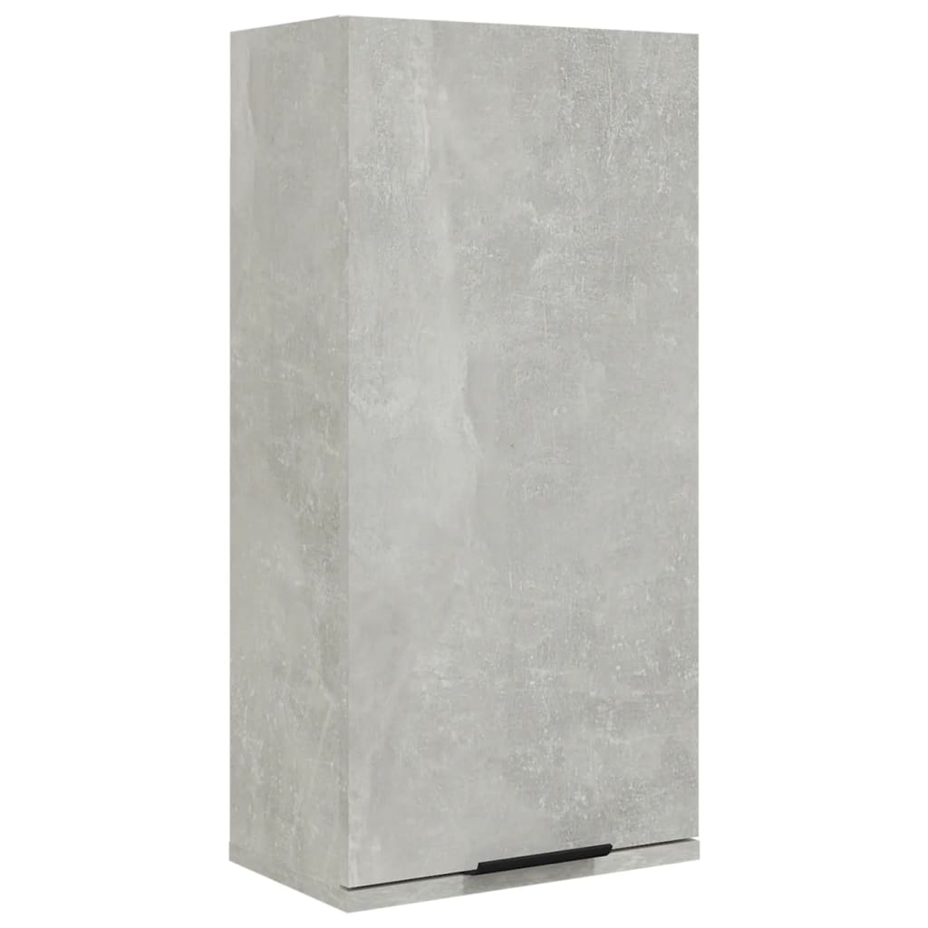 vidaXL Nástenná kúpeľňová skrinka betónovo sivá 32x20x67 cm