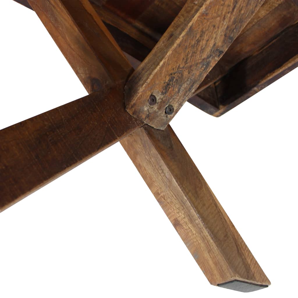 vidaXL Konferenčný stolík z masívneho recyklovaného dreva, 110x60x45 cm
