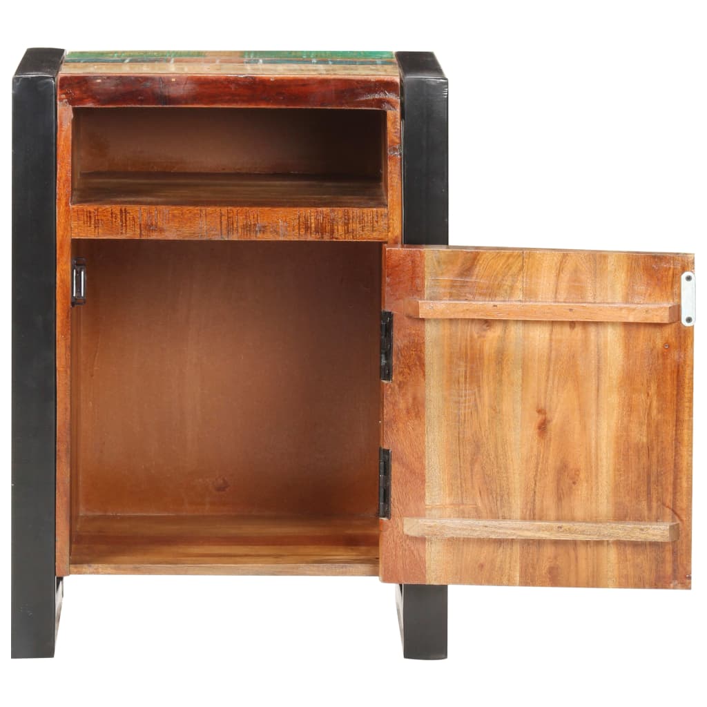 vidaXL Nočný stolík 40x35x55 cm, recyklovaný masív
